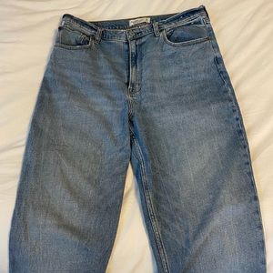 Abercrombie 90s slim straight ultra high rise jeans